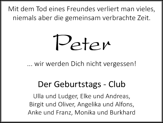 Anzeige von Peter Ostermann von OM-Medien