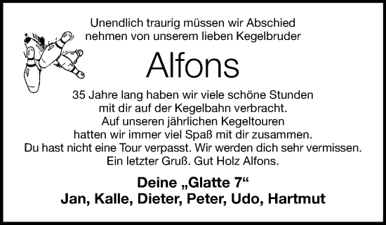 Anzeige von Alfons Meyer von OM-Medien