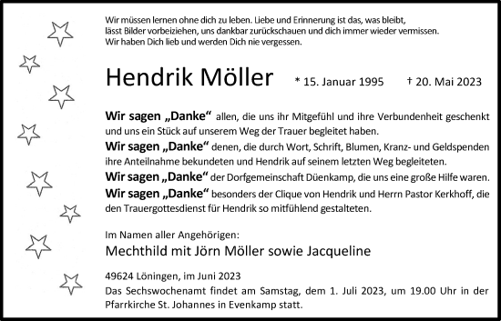 Anzeige von Hendrik Möller von OM-Medien