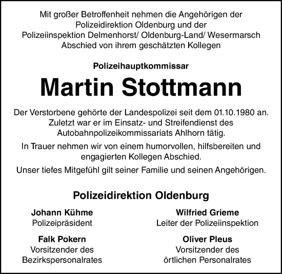 Anzeige von Martin Stottmann von OM-Medien