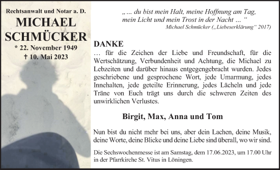 Anzeige von Michael Schmücker von OM-Medien