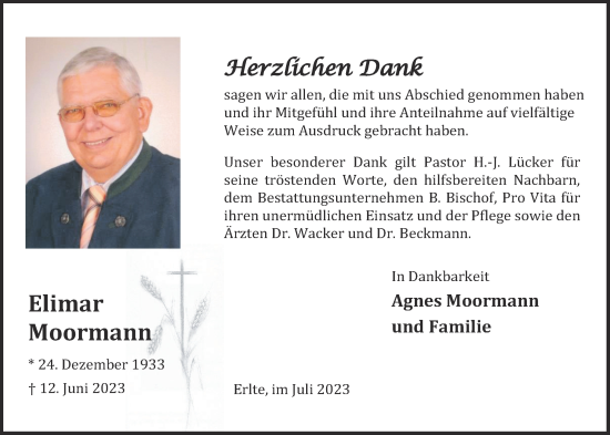 Anzeige von Elimar Moormann von OM-Medien