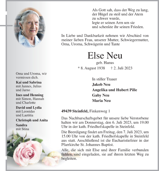 Anzeige von Else Neu von OM-Medien