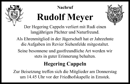 Anzeige von Rudolf Meyer von OM-Medien