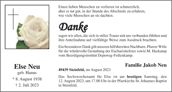 Anzeige von Else Neu von OM-Medien