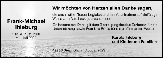 Anzeige von Frank-Michael Ihleburg von OM-Medien