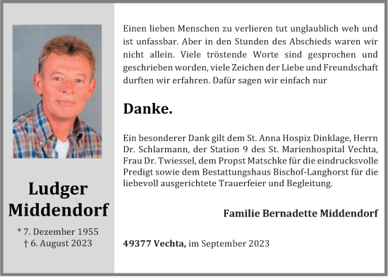 Anzeige von Ludger Middendorf von OM-Medien
