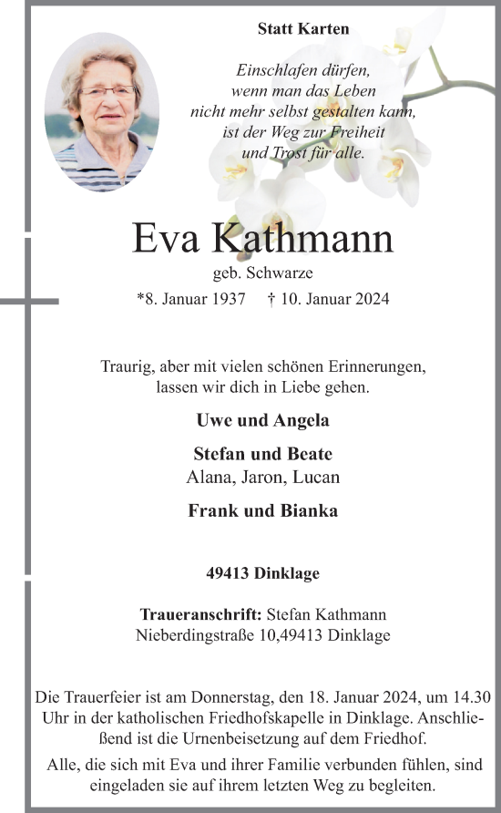 Anzeige von Eva Kathmann von OM-Medien