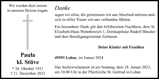 Anzeige von Paula kl. Stüve von OM-Medien