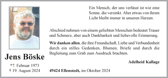 Anzeige von Jens Böske von OM-Medien