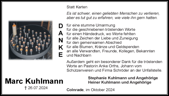 Anzeige von Marc Kuhlmann von OM-Medien