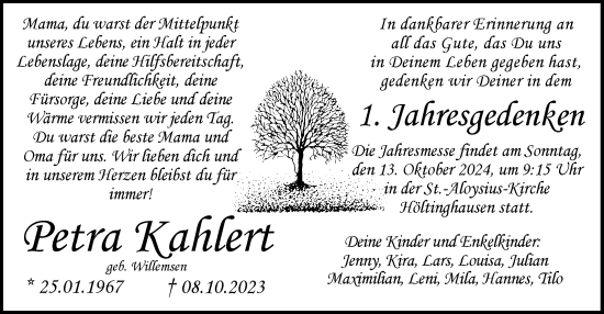 Anzeige von Petra Kahlert von OM-Medien