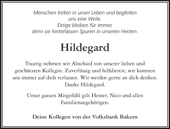 Anzeige von Hildegard  von OM-Medien