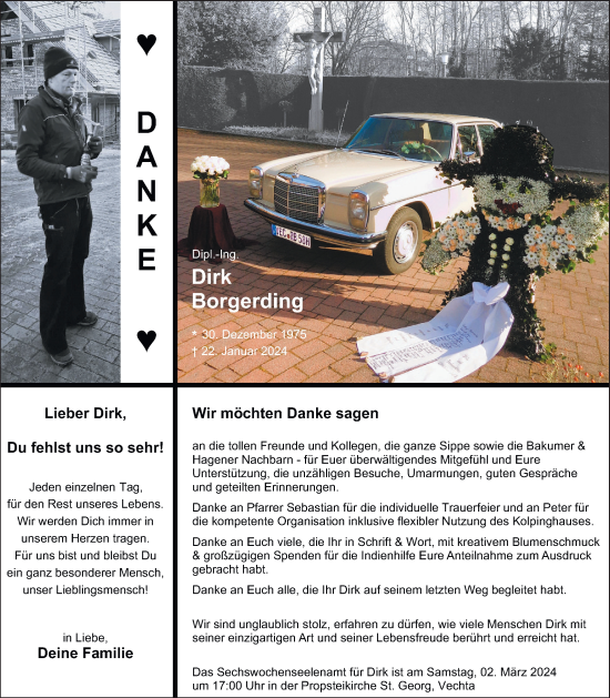 Anzeige von Dirk Borgerding von OM-Medien