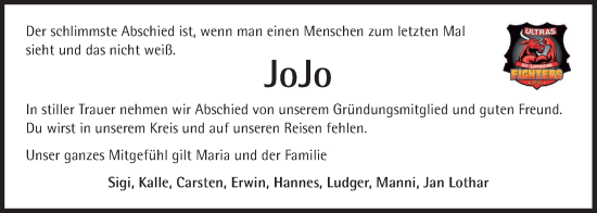 Anzeige von Josef Kläne von OM-Medien