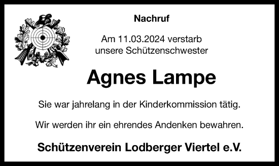 Anzeige von Agnes Lampe von OM-Medien