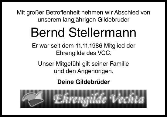 Anzeige von Bernd Stellermann von OM-Medien