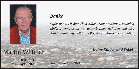 Anzeige von Martin Willnich von OM-Medien