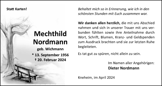Anzeige von Mechthild Nordmann von OM-Medien