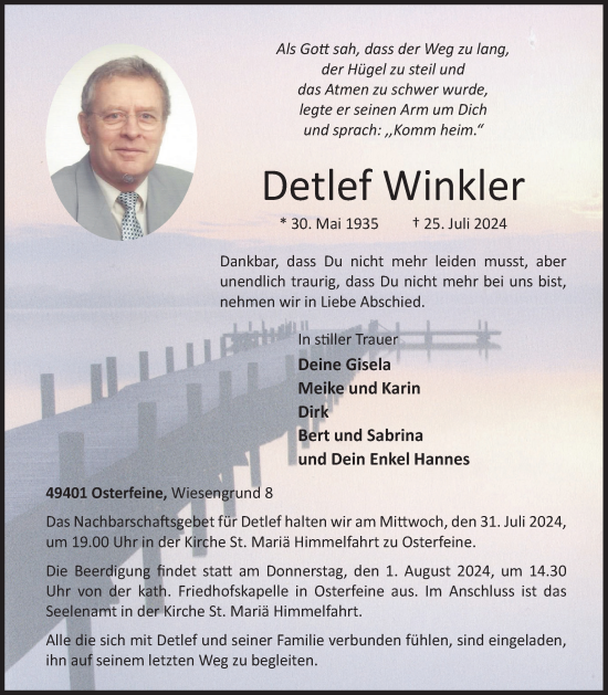 Anzeige von Detlef Winkler von OM-Medien
