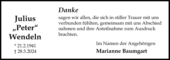 Anzeige von Julius Wendeln von OM-Medien