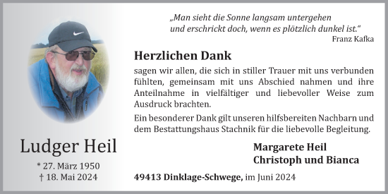 Anzeige von Ludger Heil von OM-Medien