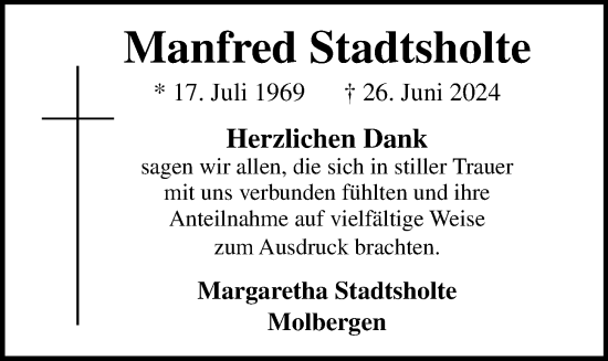Anzeige von Manfred Stadtsholte von OM-Medien
