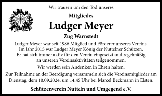Anzeige von Ludger Meyer von OM-Medien