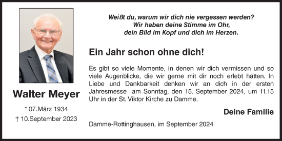 Anzeige von Walter Meyer von OM-Medien