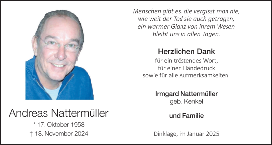 Anzeige von Andreas Nattermüller von OM-Medien