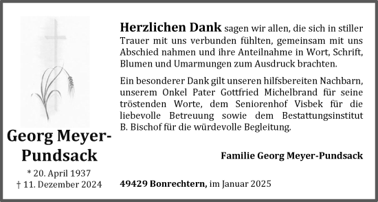 Anzeige von Georg Meyer-Pundsack von OM-Medien