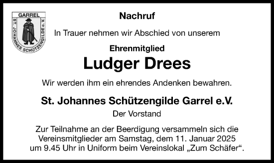 Anzeige von Ludger Drees von OM-Medien