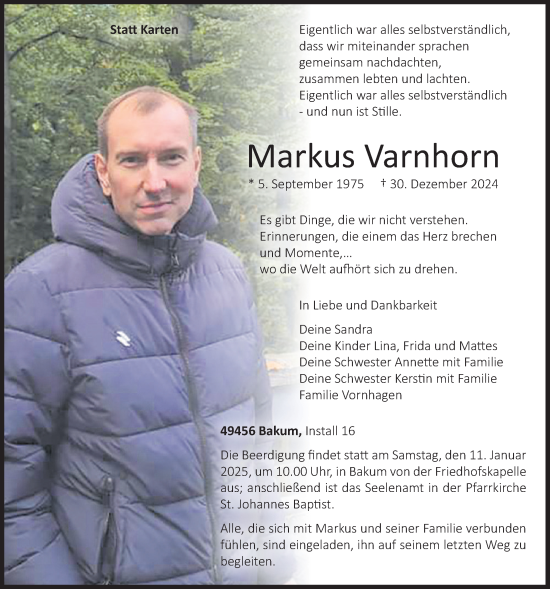 Anzeige von Markus Varnhorn von OM-Medien