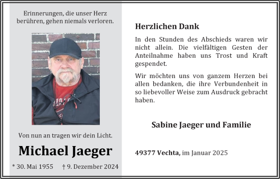 Anzeige von Michael Jaeger von OM-Medien