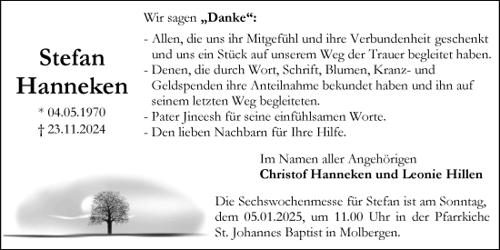 Anzeige von Stefan Hanneken von OM-Medien