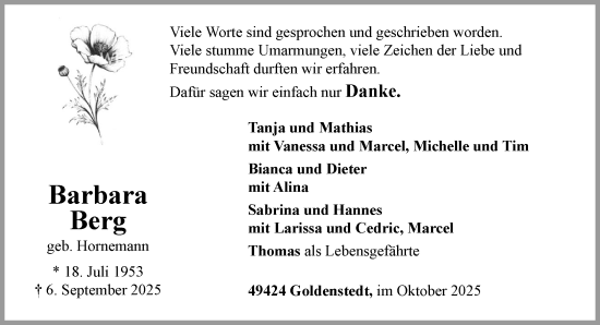 Anzeige von Barbara Berg von OM-Medien