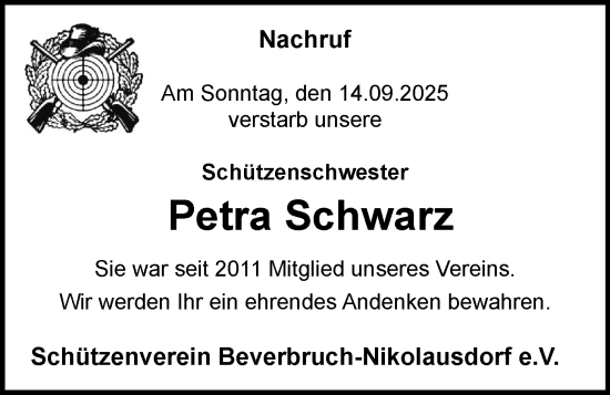 Anzeige von Petra Schwarz von OM-Medien