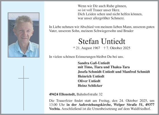 Anzeige von Stefan Untiedt von OM-Medien