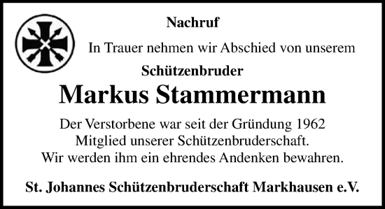 Anzeige von Markus Stammermann von OM-Medien