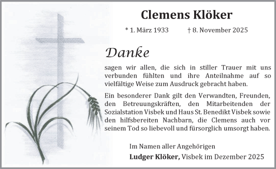 Anzeige von Clemens Klöker von OM-Medien