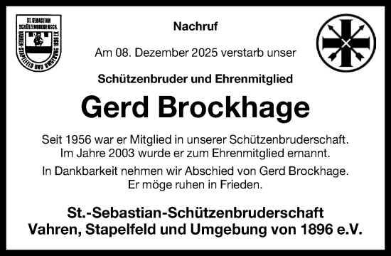 Anzeige von Gerd Brockhage von OM-Medien