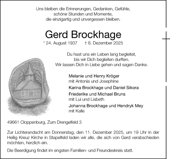 Anzeige von Gerd Brockhage von OM-Medien