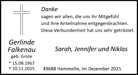 Anzeige von Gerlinde Falkenau von OM-Medien