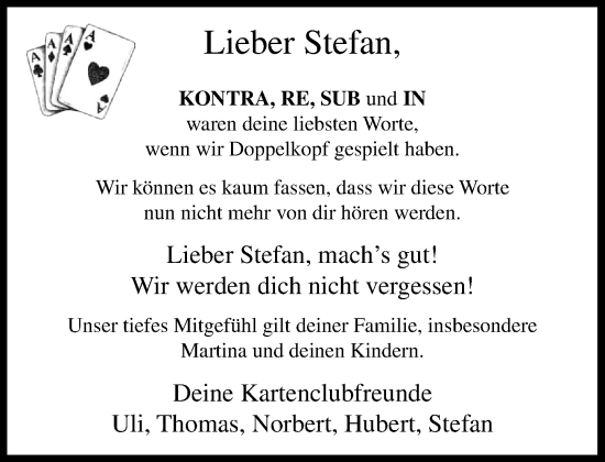 Anzeige von Stefan Soika von OM-Medien