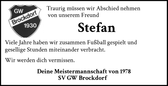 Anzeige von Stefan Soika von OM-Medien