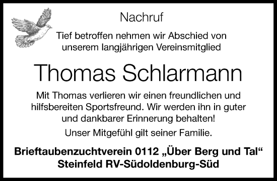 Anzeige von Thomas Schlarmann von OM-Medien