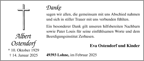 Anzeige von Albert Ostendorf von OM-Medien