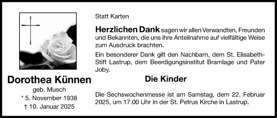 Anzeige von Dorothea Künnen von OM-Medien