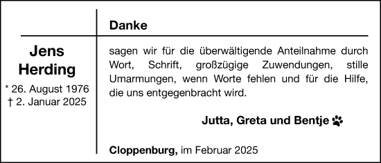 Anzeige von Jens Herding von OM-Medien