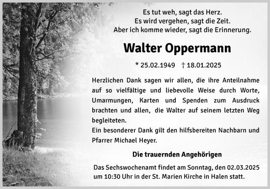 Anzeige von Walter Oppermann von OM-Medien